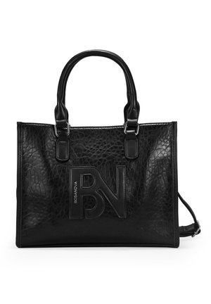 CON LOGO - Borsa a mano - black