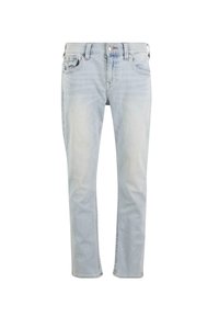Straight leg jeans - light washed blue