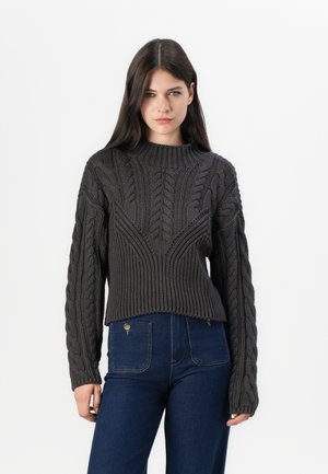 NMHAYSA  - Pullover - obsidian
