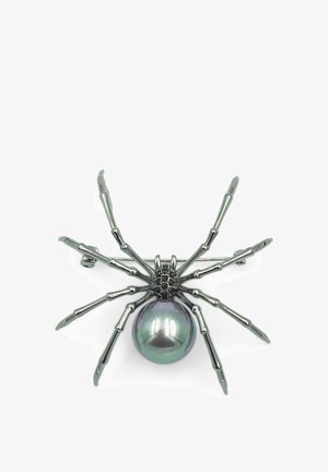 HEBE JEWELS, BLACK WIDOW - Spilla - anthrazit