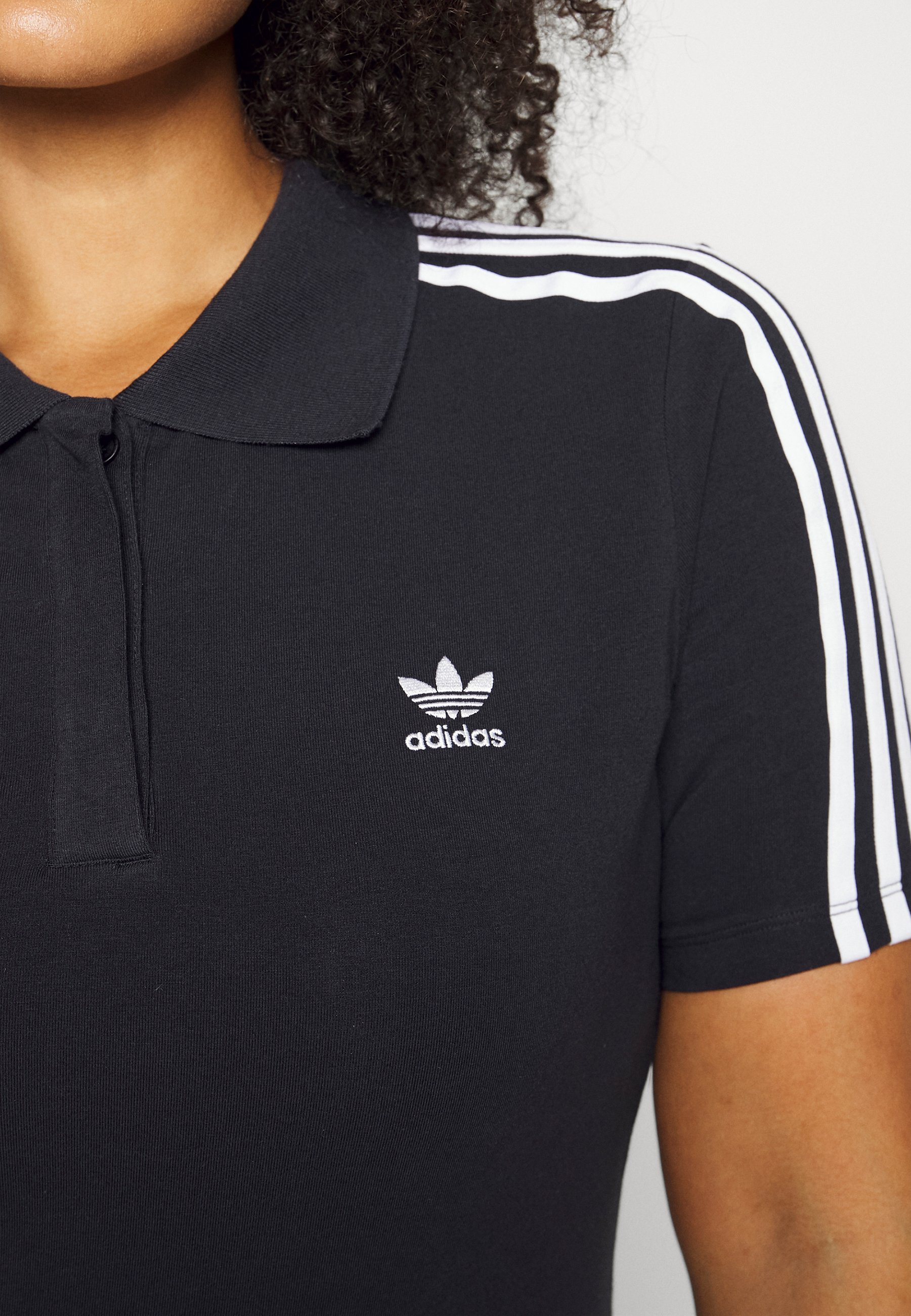 adidas Originals TEE DRESS - Vestido camisero - black/negro - Zalando.es