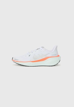 PEGASUS 41 - Road running shoes - white/metal-coloured/silver-coloured/barely green/bright crimson