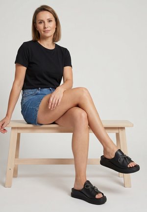 VENEZIA, SLIPPERS - Slip-on sandaler - black