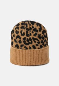 kate spade new york LEOPARD - Mössa - black light tobacco