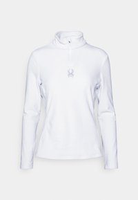 SHIMMER BUG 1/2 ZIP - Felpa in pile - white