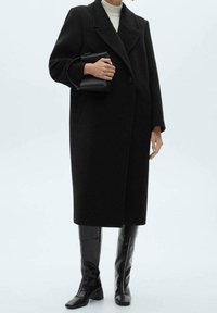 Mango Cappotto classico - black