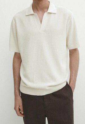 Polo - mottled beige