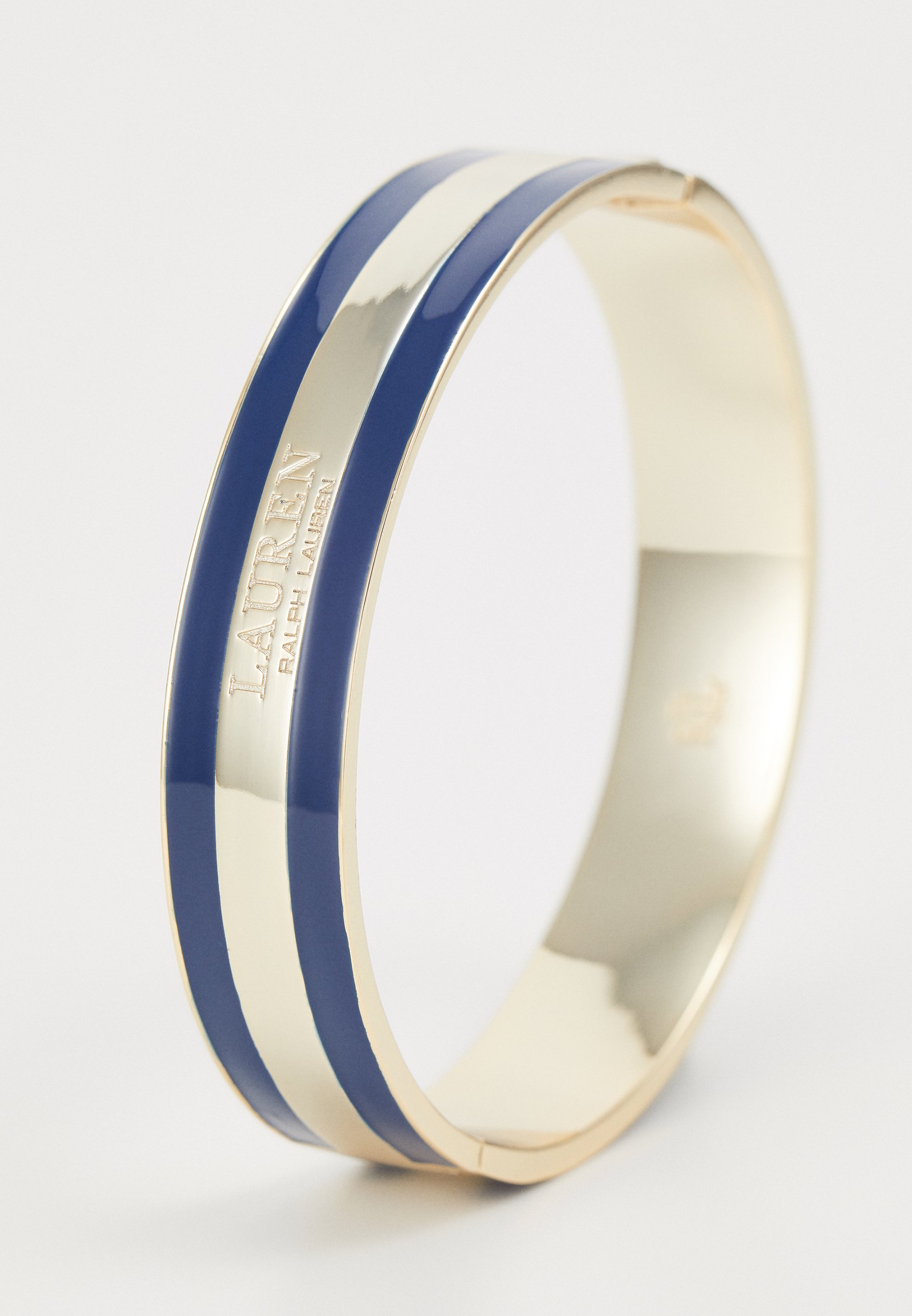 Lauren Ralph Lauren LOGO BANGLE - Bracelet - gold-coloured/navy