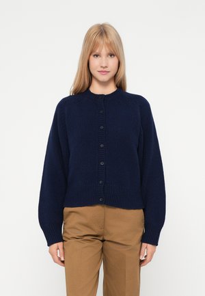 SLFNORA SHORT CARDIGAN - Adīta jaka - dark sapphire