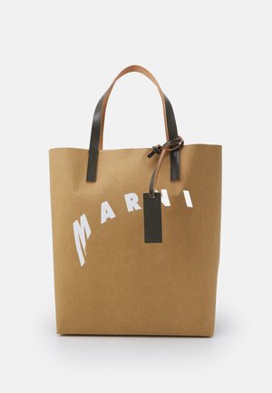 SHOPPING BAG - Shopping Bag - cement/natural white/thyme