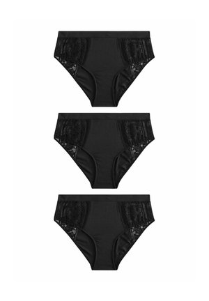 3 PACK - Slip - black