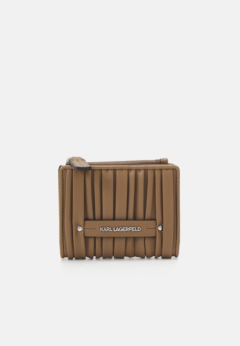 Portefeuille Compact Karl Lagerfeld En Simili Cuir Blanc - Style élégant Et Pratique