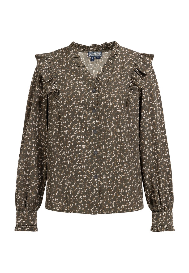 dreimaster Overhemdblouse olijfgroen