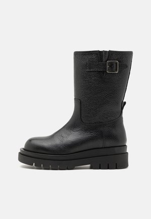 Pavement MIQUEL - Bottes à plateau - black