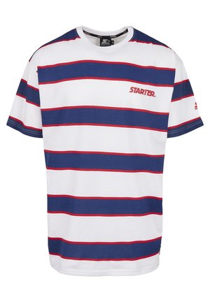 Starter T-shirt imprimé - white/blue