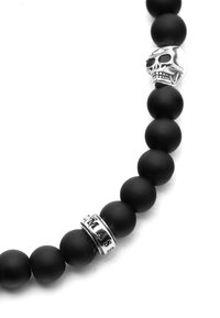 THOMAS SABO REBEL SKULLS - Bracciale - black