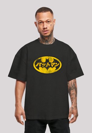 F4NT4STIC DC COMICS BATMAN JAPANESE LOGO - T-shirt print - black