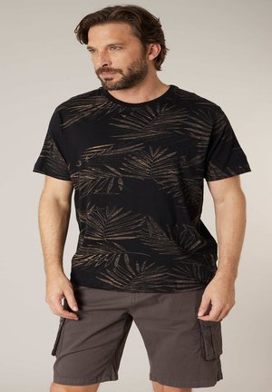 ORIGINAL BLOSSOM - T-shirt imprimé - schwarz