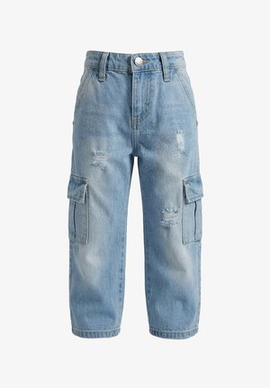 John Richmond, JEANS BAMBINO - Jeans a sigaretta - blu denim