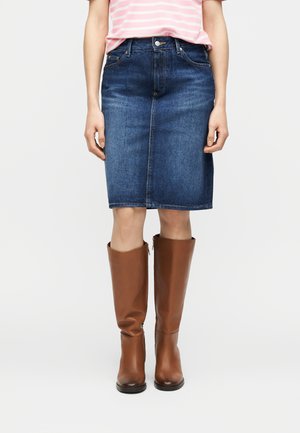 KNEE SKIRT - Denimnederdele - new doreen