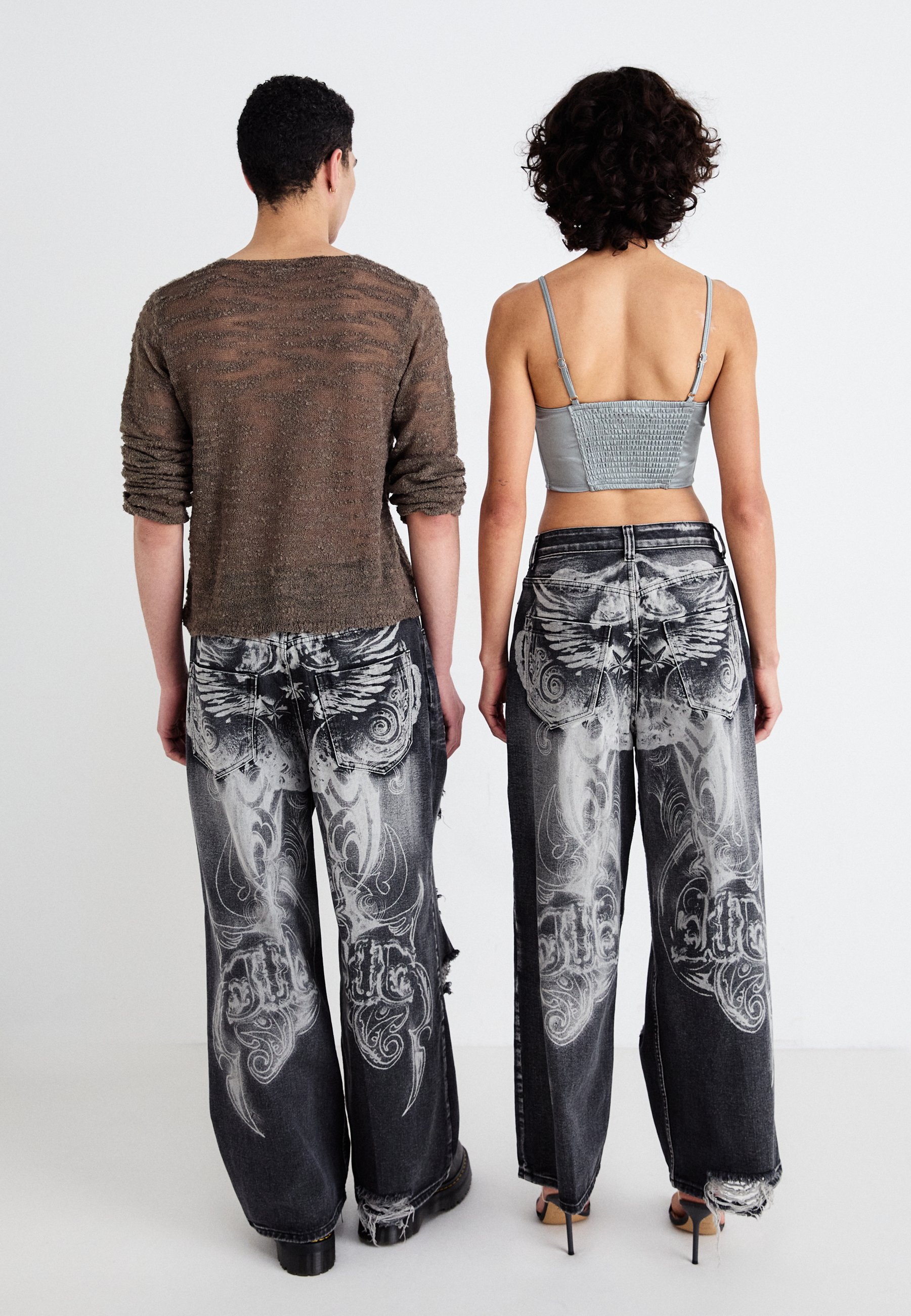 Jaded London UK Gothic Print W30