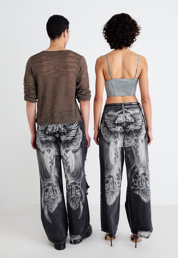 GOTHIC DISCHARGE COLOSSUS UNISEX - Baggy Jeans4