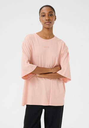 SIMMA EMB TEE - Long sleeved top - peach whip