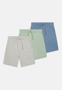 Friboo - UNISEX 3 PACK - Tracksuit bottoms - mint/blue-grey/mottled light grey Thumbnail Image 1
