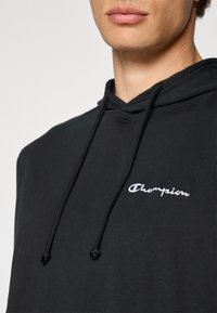 Champion HOODED TEE - T-shirts med print - black