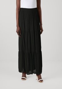 ONLY ONLCIKKA LONG SKIRT - Fustă maxi - black