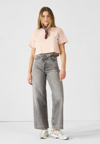 JOTT MAZU MELOCOTÓN CLARO Y CUELLO REDONDO - T-shirt basique - rose