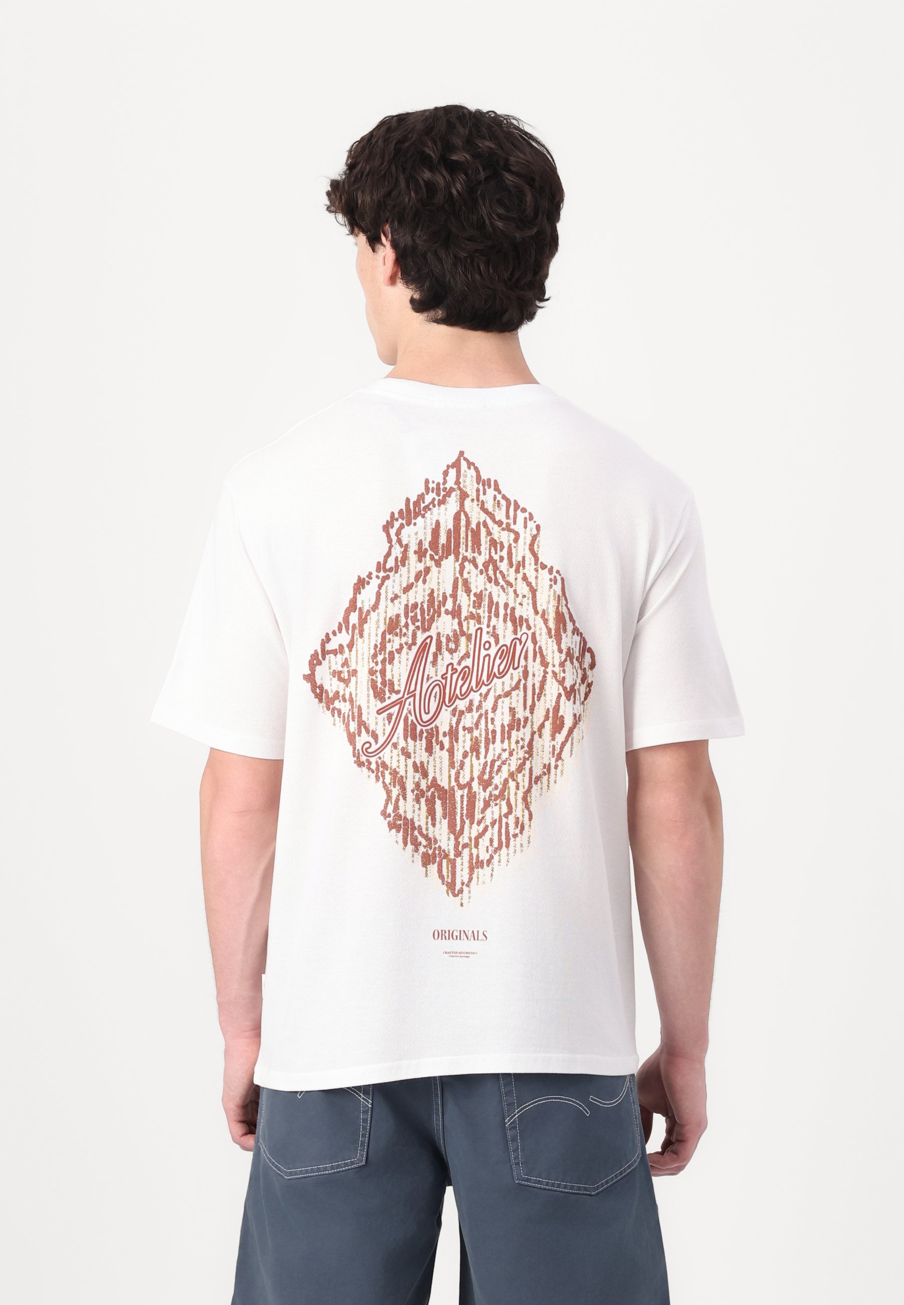 123jjj Jack & Jones JORHYDRA - T-shirt z nadrukiem/biały - Zalando.pl