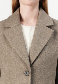 VILA VICLAUDIA BUTTON - NOOS - Klasický kabát - brown