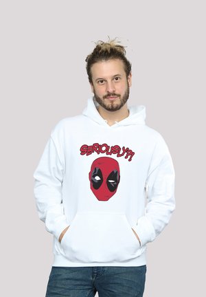 MARVEL DEADPOOL SERIOUSLY - PREMIUM SUPERHELDEN IRON MAN CAPTAIN - Hoodie - white