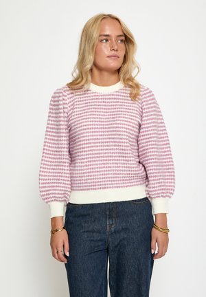 3/4 SLEEVE  - Neule - moonlight pink str