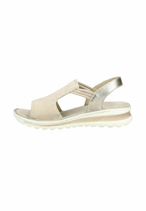 - Sandały na koturnie