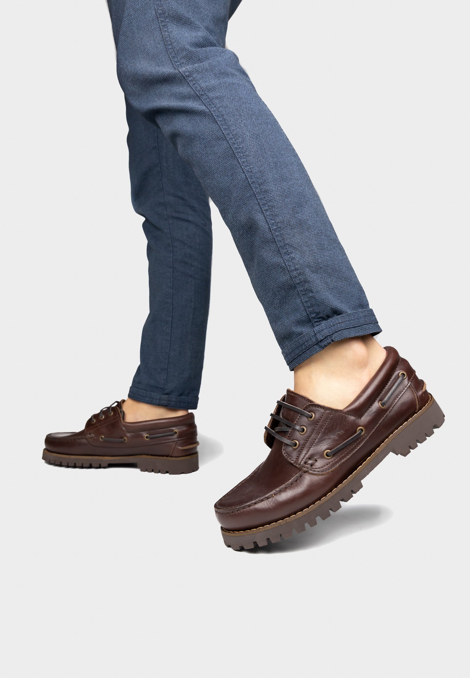 Son Castellanisimos CLASSIC - Chaussures bateau - Marrón/marron - ZALANDO.FR