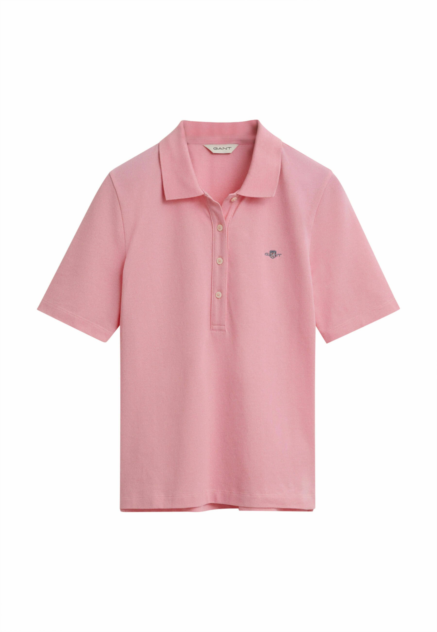 売れ筋商品|||ガント Tシャツ レディース トップス SLIM SHEILD CAP SLEEVE - Polo shirt - faded pink GANT SHIELD - Poloshirt - faded pink/rosa meliert - Zalando