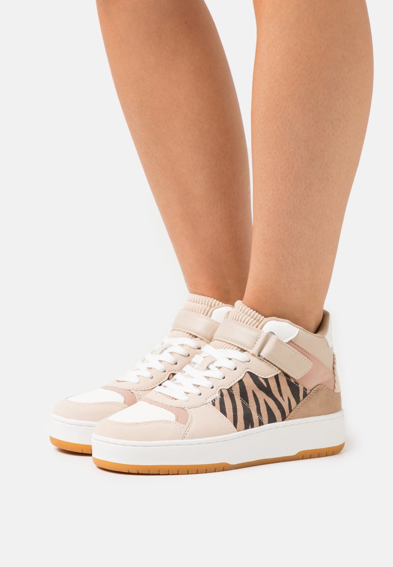 Even&Odd Sneakers hoog beige/white/light pink/beige Zalando.nl