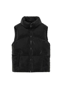 Mango Kids Strukirani kaput - black