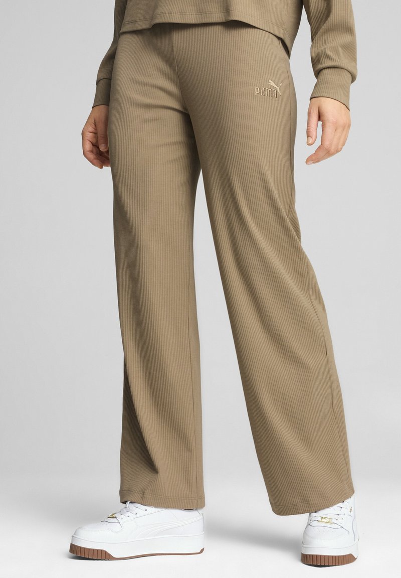 Puma ELEVATED WAIST - Spodnji deli trenirk - oak branch
