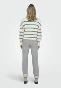 ONLY CAROLNICE STRIPE NOOS - Chaqueta de punto - jet stream