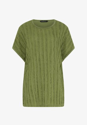Evans, PLUS SIZE SHORT SLEEVE TOPS. - Pusero - khaki