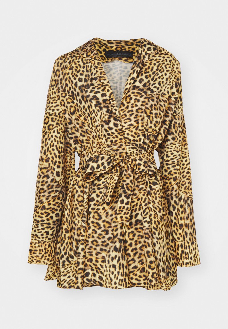 Norma Kamali Blousejurk beige Norma Kamali Blousejurk beige