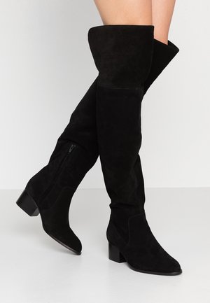 Overknee laarzen - black