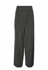 VMSILJE MITTLERE TAILLE - Trousers - dark grey melange