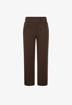 Pixie Girl, PETITE WIDE LEG TROUSERS - Pantalon classique - chocolate