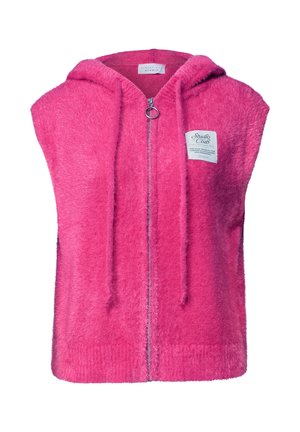 Street One Studio, WESTE MIT KAPUZE UND ZIPPER - Veste sans manches - ruby raspberry