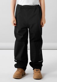 Name it - NKNALFA PANT SOLID - Housut - black Pienoiskuva 1