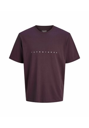 PLUS SIZE LOGO - T-shirt con stampa - plum perfect